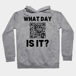 It is Wednesday My Dudes QR Code Hoodie